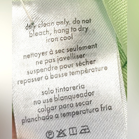 NWT WeWoreWhat Revolve Green Mini Skirt w/ Asymmetrical Front 2-Button Closure S - Picture 11 of 14